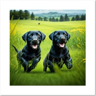 Labrador Retriever Puppies Posters and Art